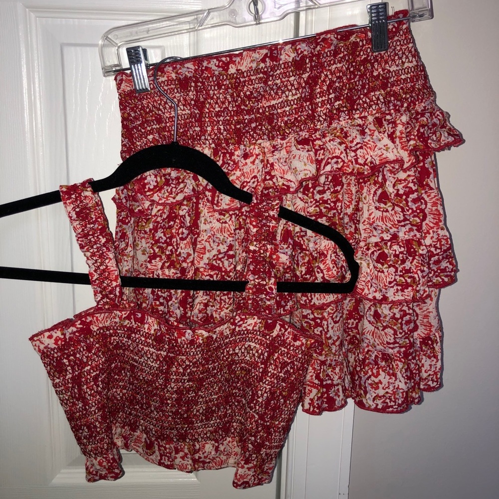 Free People skirt and top set. Size XS.